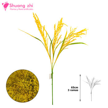 Rama Espiga de Trigo 65CM 3 Ramas