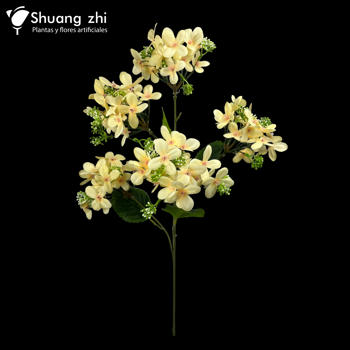 Flor Largo Hortensia 74CM Color Champan