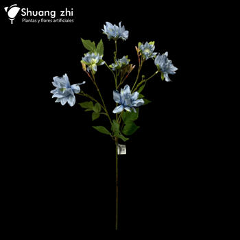 Flor Largo Peonia 75CM Color Azul