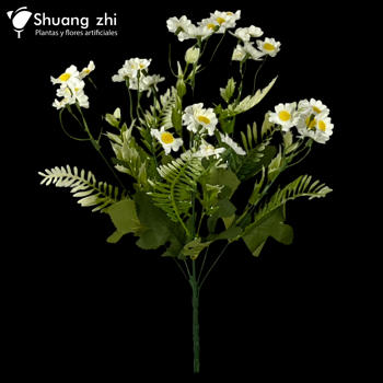 Flor mini margarita Color Blanco 34CM
