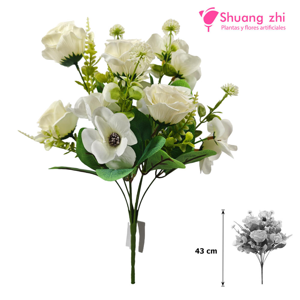 Ramo santo 10 Ramas 43CM Color Blanco