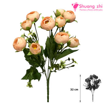Flor mini maceta 20CM Color Blanco