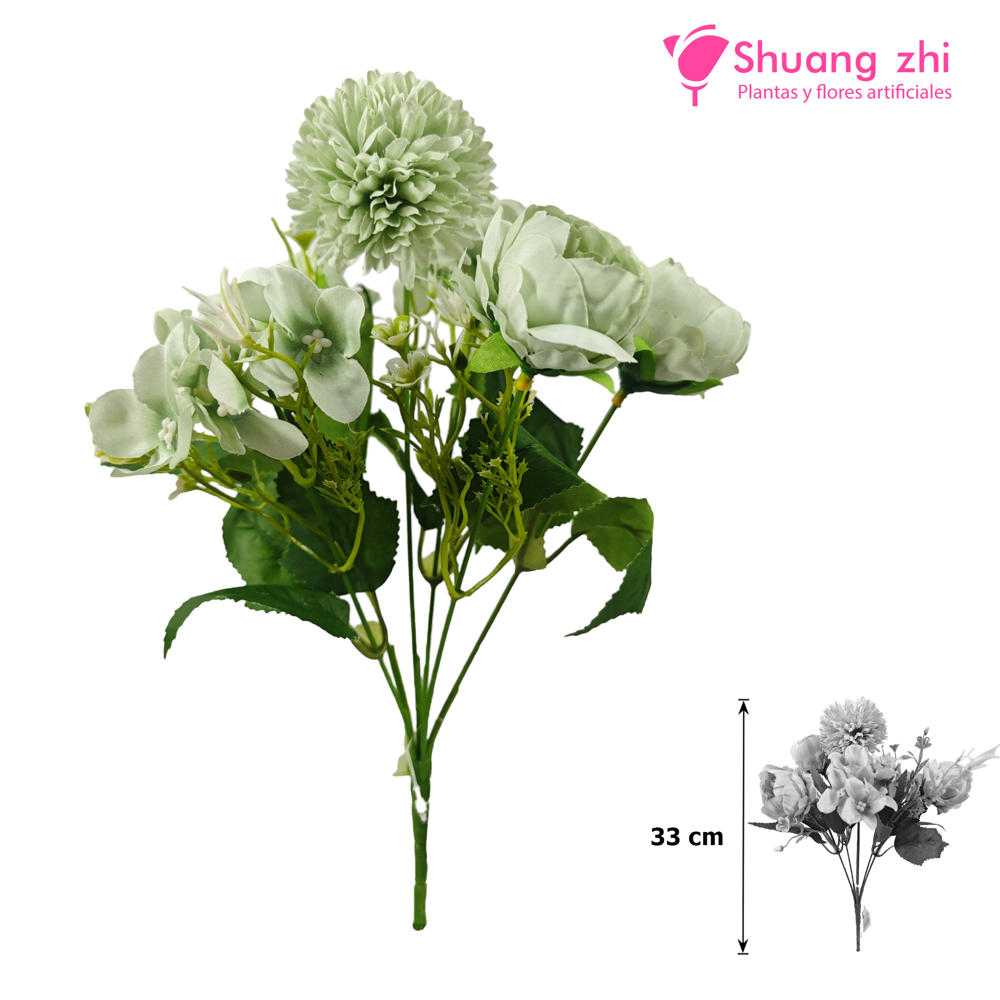 Flor mini Ref 462 Color Verde