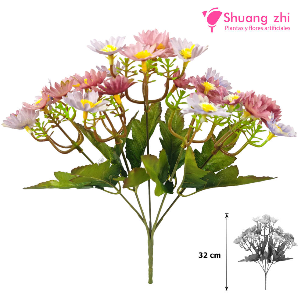 Flor mini 32CM color Lila/Morado