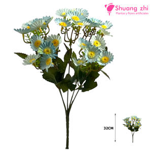 Flor mini 32CM color Azul