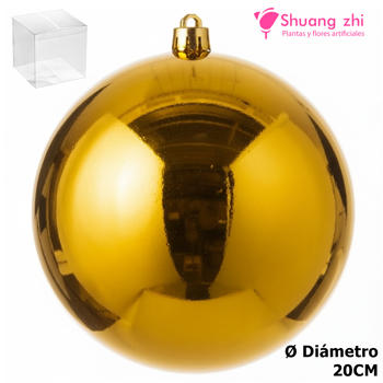 Bola Brillante 20CM Color Dorado