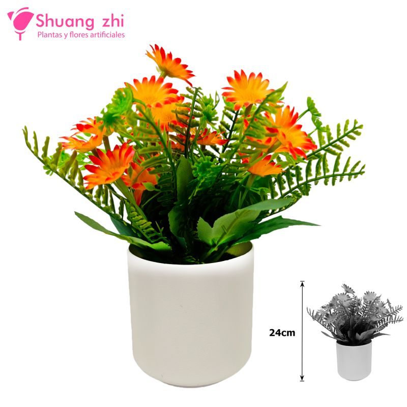 Maceta Mini 24CM Color Naranja