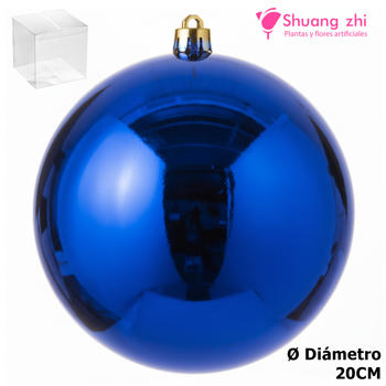 Bola Brillante 20CM Color Azul