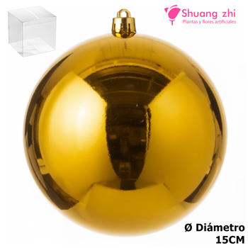 Bola Brillante 15CM Color Dorado