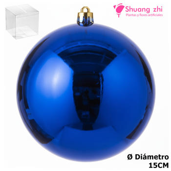 Bola Brillante 15CM Color Azul