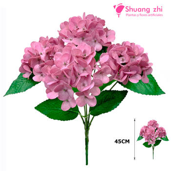 Ramo Hortensia 45CM Rosa