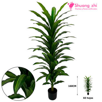 Planta Hoja Dracena 160CM 60 Hojas