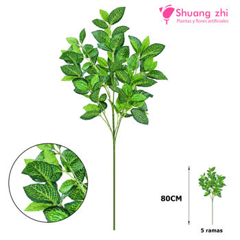 Rama hoja larga 80CM 5 ramas