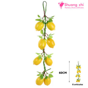 Racimo de 8 Limones Artificiales– 60 cm