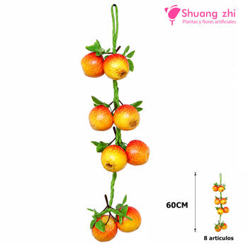 Racimo de 8 Manzana Artificiales– 60 cm