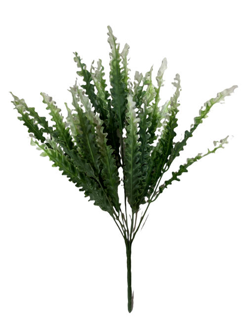 Rama hoja verde/blanco 41CM
