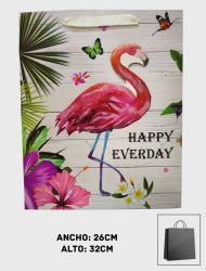 Bolsa de Regalo alto relieve 3D - Navidad 26x32cm
