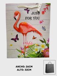 Bolsa de Regalo alto relieve 3D - Navidad 26x32cm